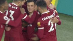 VIDEO / Coutinho si riprende il Liverpool: altro gol…beffardo