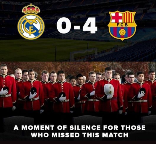 Meme social, Xavi professore del Clasico: e la palla ai campioni del Madrid non arriva più…- immagine 3