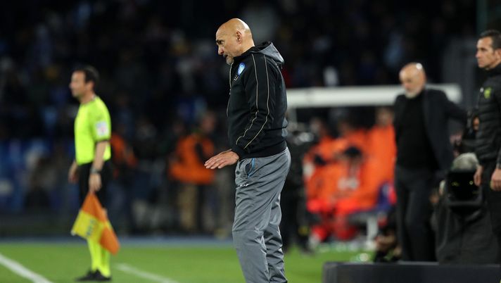 Luciano Spalletti durante Napoli Milan