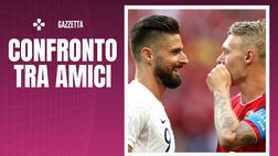 Francia-Danimarca, Giroud contro Kjaer: un derby tutto rossonero