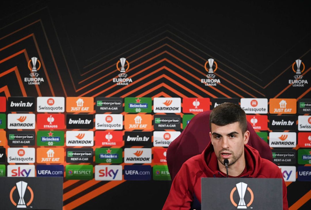 Mourinho e Mancini in conferenza stampa in vista di Roma-Salisburgo – FOTO GALLERY - immagine 19