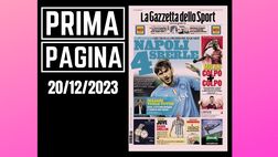 Prima pagina Gazzetta dello Sport: “Napoli, 4 sberle”