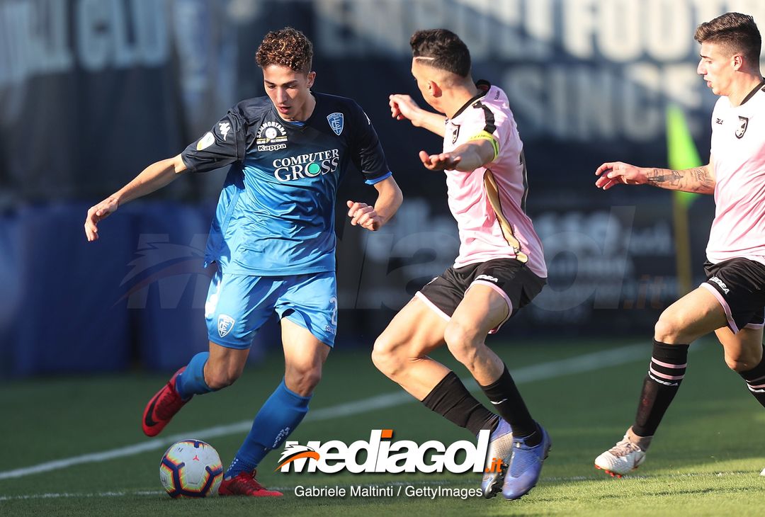  EMPOLI, ITALY - JANUARY 12: Francesco Donati of Empoli Fc in action during the Serie A Primavera between Empoli FC and Citta' di Palermo on January 12, 2019 in Empoli, Italy.  (Photo by Gabriele Maltinti/Getty Images) 