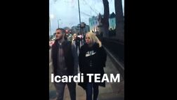 VIDEO / A Londra con il “team Icardi” c’era anche sua moglie Wanda Nara