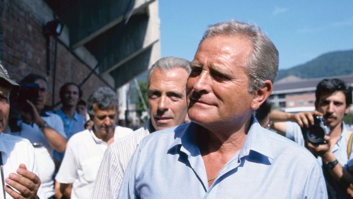 VILLAR PEROSA ITALY: ITALY: Juventus CEO Giampiero Boniperti  on 1990's in Villar Perosa Italy. (Photo by Juventus FC - Archive/Juventus FC via Getty Images)