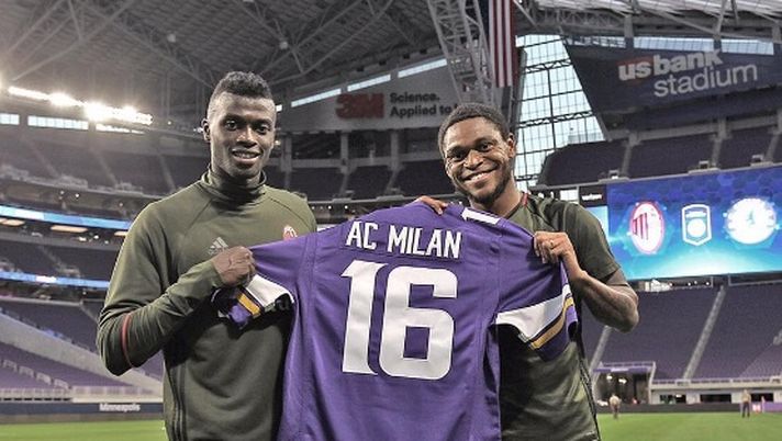Luiz Adriano e Niang, foto profilo Instagram AcMilan