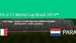 Mondiale Under 17 – Italia-Paraguay 1-2. Gli azzurrini si “risparmiano” per gli ottavi di finale