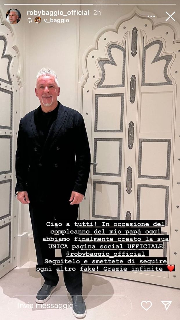 Baggio compie 57 anni ma è lui a fare il regalo ai suoi tifosi: l’ex giocatore sbarca su Instagram- immagine 3