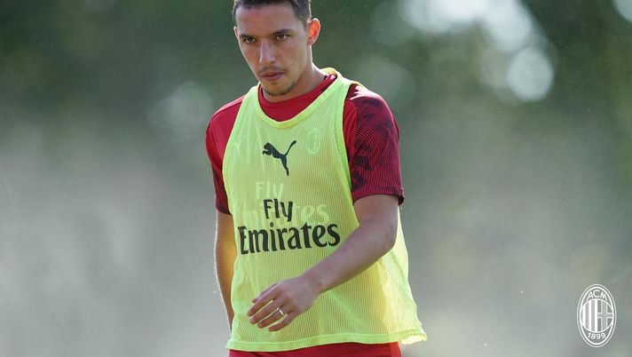 Ismael Bennacer, centrocampista del Milan, foto @acmilan 