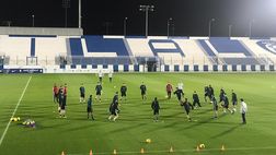 Da Riad: la Juve si allena, ovazione per Buffon e Ronaldo. Assente Alex Sandro – VIDEO
