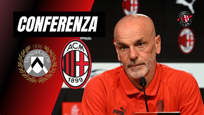 conferenza stampa Pioli Udinese-Milan Serie A 2022-2023