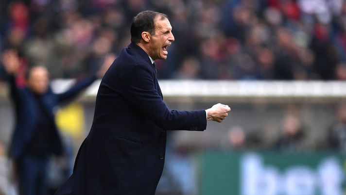 GENOA, ITALY - MARCH 17: Juventus head coach Massimiliano Allegri shouts to his players during the Serie A match between Genoa CFC and Juventus at Stadio Luigi Ferraris on March 17, 2019 in Genoa, Italy. (Photo by Valerio Pennicino/Getty Images) GENOA, ITALY - MARCH 17: Juventus head coach Massimiliano Allegri shouts to his players during the Serie A match between Genoa CFC and Juventus at Stadio Luigi Ferraris on March 17, 2019 in Genoa, Italy. (Photo by Valerio Pennicino/Getty Images)