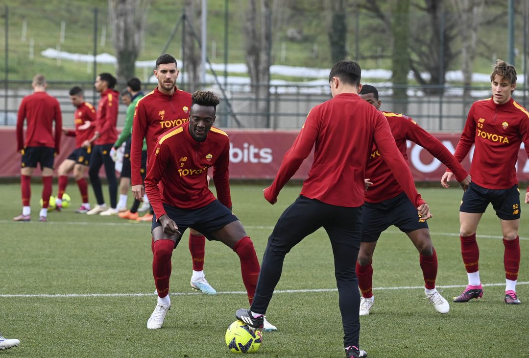 Roma, l’allenamento a due giorni dalla trasferta di Lecce – FOTO GALLERY - immagine 26