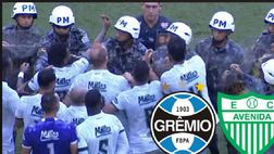 Aiuto! L’arbitro di Gremio-Avenida chiama in campo i poliziotti…