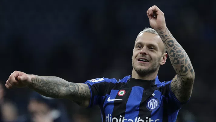 Federico Dimarco Inter derby Inter-Milan 1-0 Serie A 2022-2023