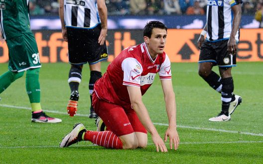 UDINE, ITALY - MAY 15: Kevin Lasagna of Carpi FC looks on during the Serie A match between Udinese Calcio and Carpi FC at Stadio Friuli on May 15, 2016 in Udine, Italy. (Photo by Dino Panato/Getty Images) UDINE, ITALY - MAY 15: Kevin Lasagna of Carpi FC looks on during the Serie A match between Udinese Calcio and Carpi FC at Stadio Friuli on May 15, 2016 in Udine, Italy. (Photo by Dino Panato/Getty Images)