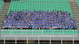 Giornata di team building al Meazza per i dipendenti dell’Inter. Presente Steven Zhang