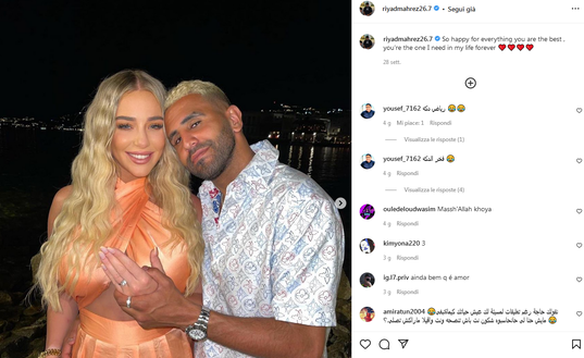 Mahrez, proposta di matrimonio con anello da 400 mila sterline e cerimonia segreta- immagine 2