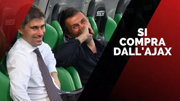Paolo Maldini e Frederic Massara (dirigenti AC Milan) | Calciomercato AC Milan News (Getty Images)