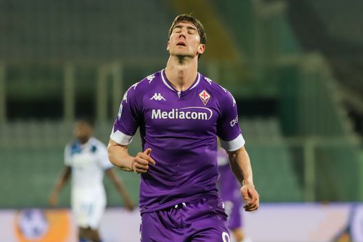 GERMOGLI PH: 11 APRILE 2021 FIRENZE STADIO ARTEMIO FRANCHI SERIE A FIORENTINA VS ATALANTA NELLA FOTO VLAHOVIC GERMOGLI PH: 11 APRILE 2021 FIRENZE STADIO ARTEMIO FRANCHI SERIE A FIORENTINA VS ATALANTA NELLA FOTO VLAHOVIC