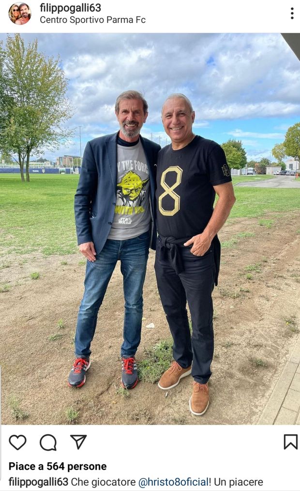 Non è Atene ma Parma: reunion Galli-Stoichkov, senza Capello e senza Guardiola…- immagine 2
