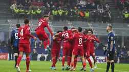 Liverpool cinico: Inter ko 2-0 ma a testa alta. Bayern fa 1-1 a Salisburgo