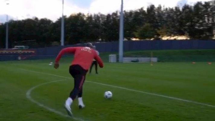 Fotogramma tratto dal video pubblicato dal giocatore sul suo profilo Instagram 