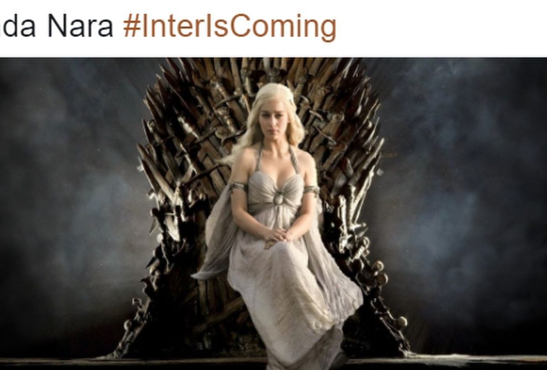 FOTO/ L’Inter carica i tifosi citando ‘Game of Thrones’: “Inter is coming” - immagine 3