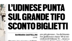 Tuttosport: L’Udinese punta sul grande tifo