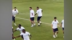VIDEO/ Messi e Neymar mano nella mano in allenamento
