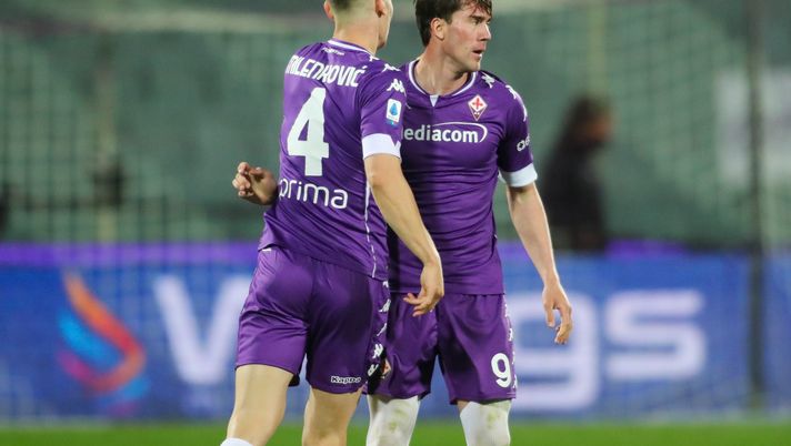 GERMOGLI PH: 11 APRILE 2021 FIRENZE STADIO ARTEMIO FRANCHI SERIE A FIORENTINA VS ATALANTA NELLA FOTO ESULTANZA VLAHOVIC GERMOGLI PH: 11 APRILE 2021 FIRENZE STADIO ARTEMIO FRANCHI SERIE A FIORENTINA VS ATALANTA NELLA FOTO ESULTANZA VLAHOVIC
