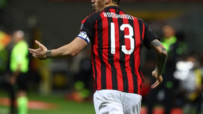 Alessio Romagnoli, difensore e capitano del Milan (credits: GETTY Images) 