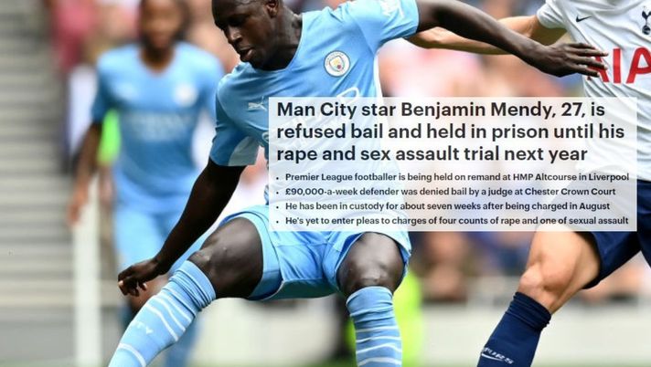 Accuse di stupro, respinta la richiesta di scarcerazione per Mendy Accuse di stupro, respinta la richiesta di scarcerazione per Mendy - immagine 1