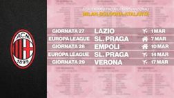 Corsa Champions, il calendario di Milan, Bologna e Atalanta | VIDEO