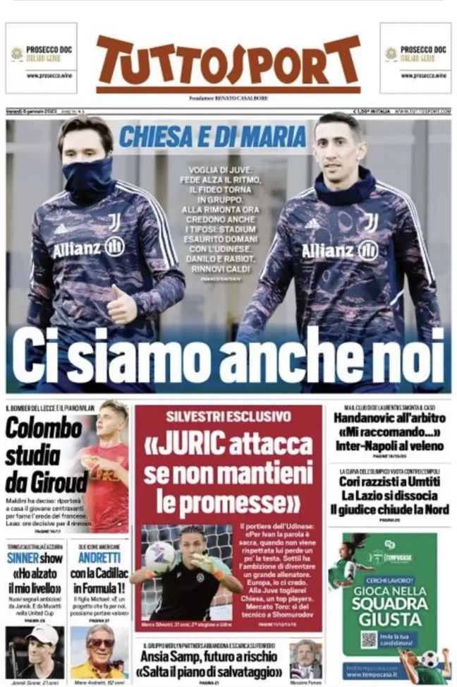 EDICOLA TS – Inter-Napoli al veleno ma gli azzurri smontano il caso Handanovic EDICOLA TS – Inter-Napoli al veleno ma gli azzurri smontano il caso Handanovic - immagine 1