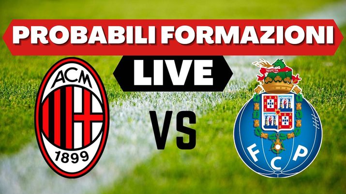 Le probabili formazioni di Milan-Porto, Champions League 2021-2022