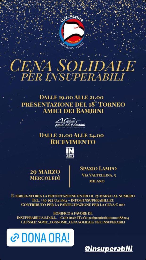 Amico dei Bambini, evento giunto alla 18° edizione: tra i premiati anche D’Ambrosio- immagine 2