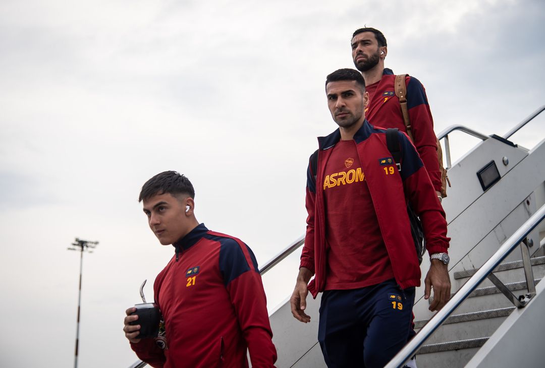 La Roma in viaggio verso Bergamo. Domani il match con l’Atalanta – FOTO GALLERY - immagine 10