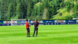 FOTO VN – Burdisso a colloquio con Kouame: si parla del futuro?