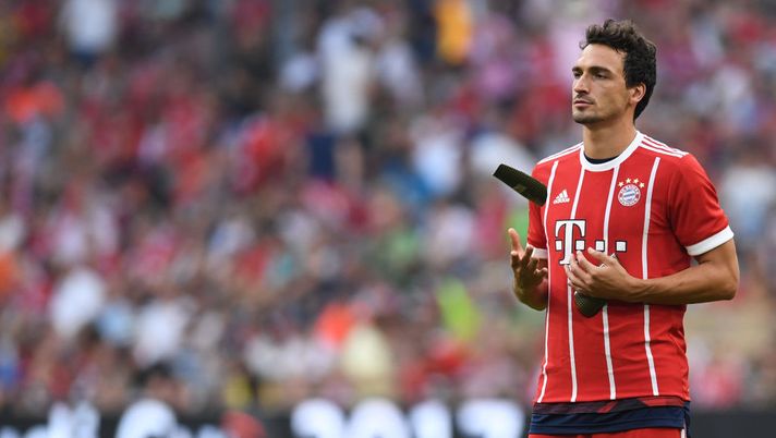 Bayern Munich's defender Mats Hummels Bayern Munich's defender Mats Hummels