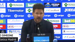 VIDEO Atletico Madrid, Simeone: “Normale ci sia pressione, ci sono ancora 11 partite”