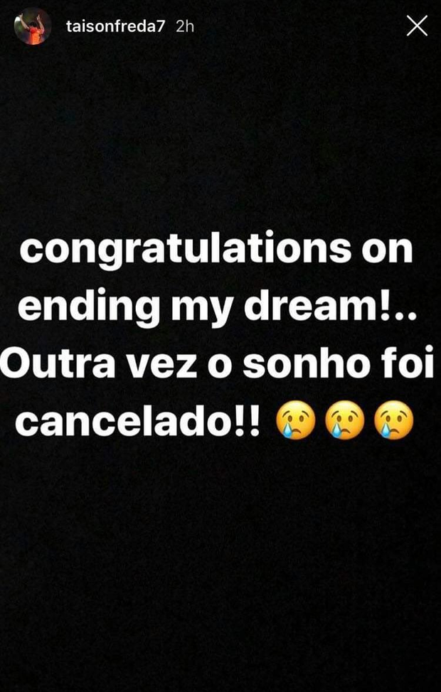 Instagram Story di Taison 