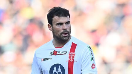 BOLOGNA, ITALY - FEBRUARY 12: Andrea Petagna of AC Monza looks on during the Serie A match between Bologna FC and AC Monza at Stadio Renato Dall'Ara on February 12, 2023 in Bologna, Italy. (Photo by Alessandro Sabattini/Getty Images)