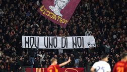 Roma-Verona, l’Olimpico saluta Mourinho: “Hai difeso la nostra storia. Grazie José”