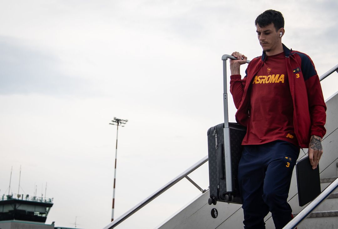 La Roma in viaggio verso Bergamo. Domani il match con l’Atalanta – FOTO GALLERY - immagine 24