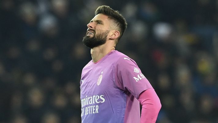 Olivier Giroud AC Milan Udinese-Milan 2-3 Serie A 2023-2024