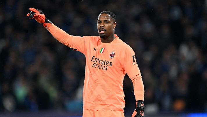 Mike Maignan AC Milan Napoli-Milan 1-1 Champions League 2022-2023