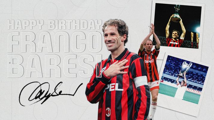 Gli auguri di compleanno del Milan a Franco Baresi | AC Milan News (acmilan.com) 