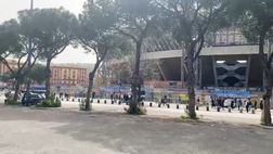 Napoli-Atalanta, ecco la situazione all’esterno del Maradona a due ore dal match