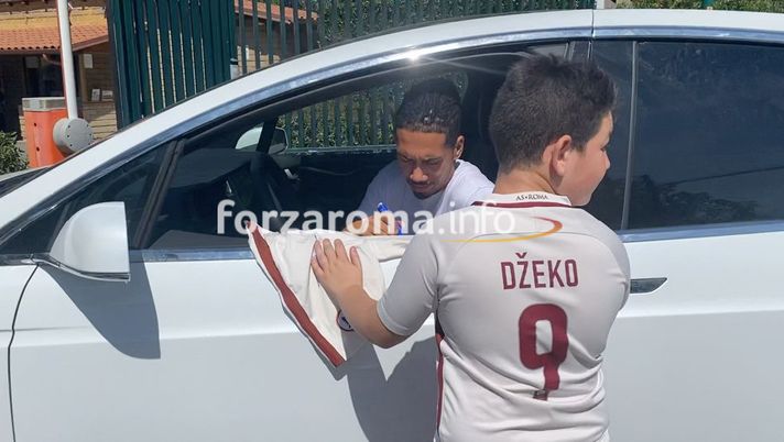 Mourinho a Trigoria incontra Zaniolo, Smalling e Pellegrini Mourinho a Trigoria incontra Zaniolo, Smalling e Pellegrini
